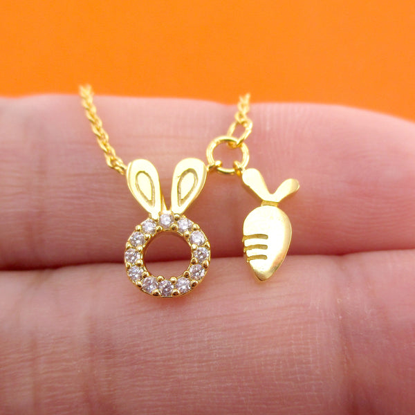 Carrot & Bunny Necklaces - 12 Pc.