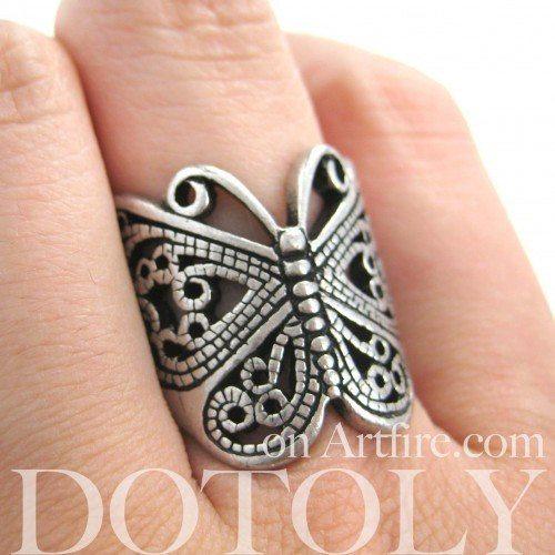 Butterfly hot sale shaped ring