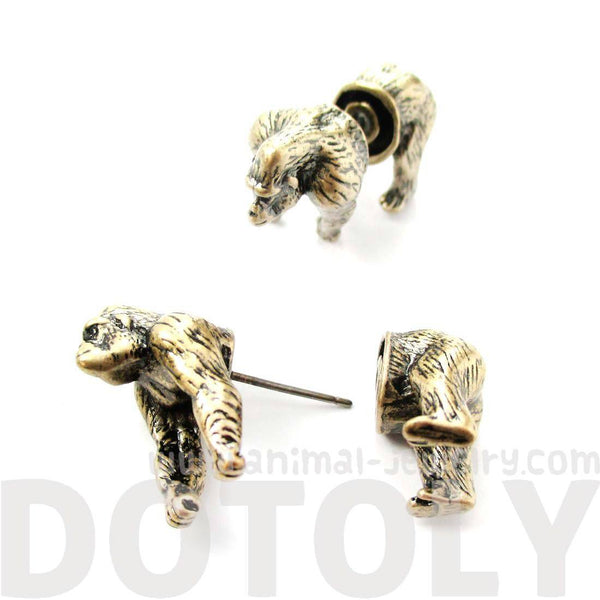 Leopard Cheetah Animal Themed Fake Gauges in Brass for Men and Women –  DOTOLY