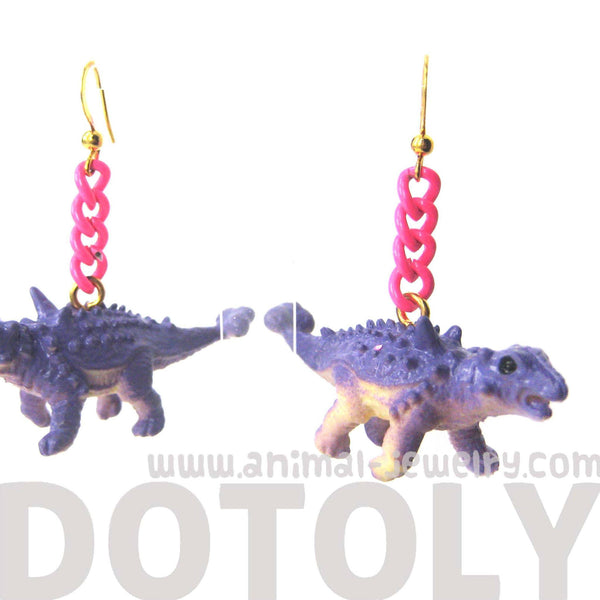 Acrylic Animal Dangle Brincos, Drop Earrings Dinosaur