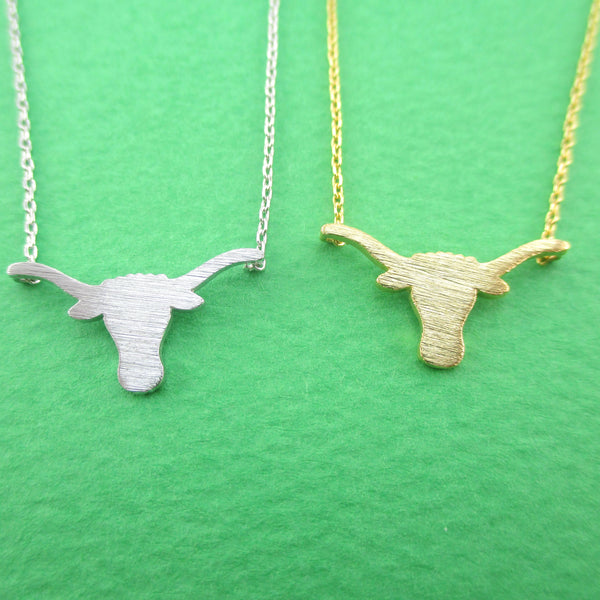 Bull head pendant on sale necklace