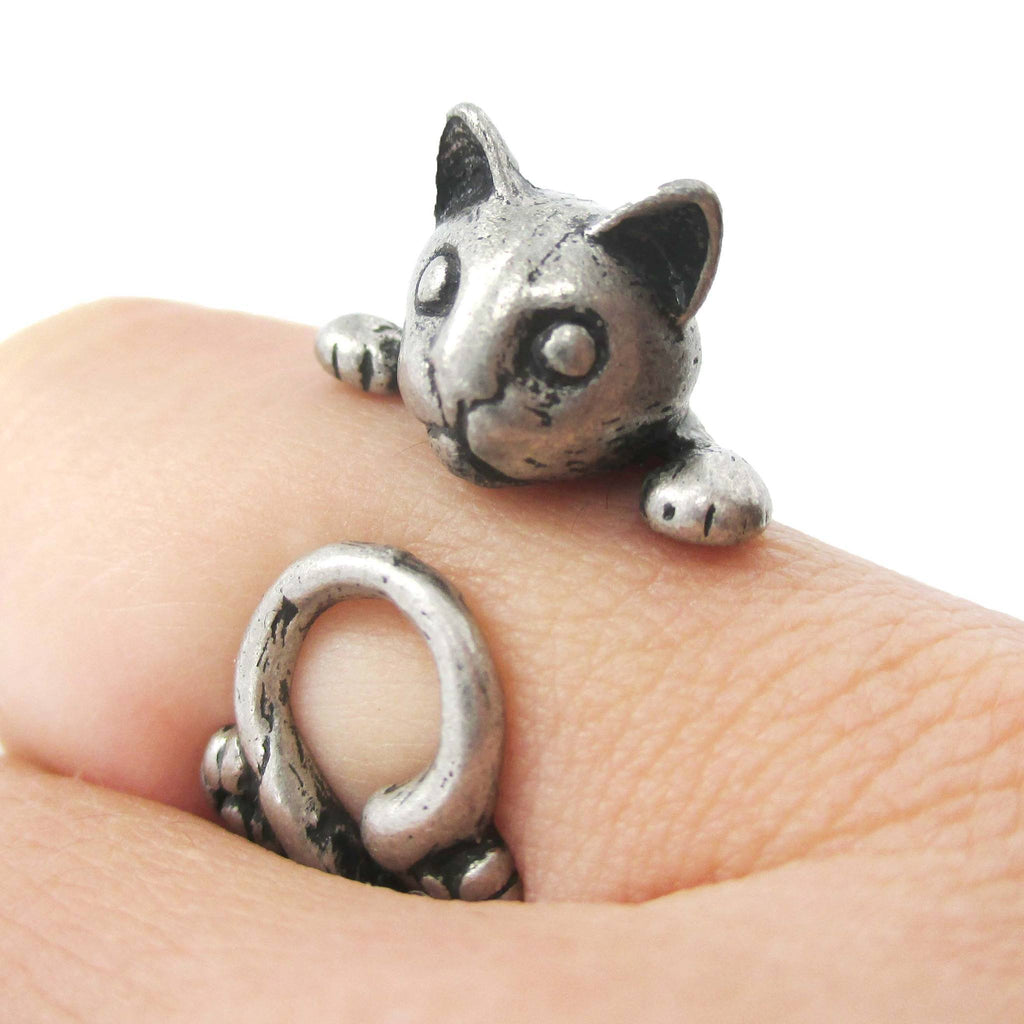 Wrap around deals cat ring