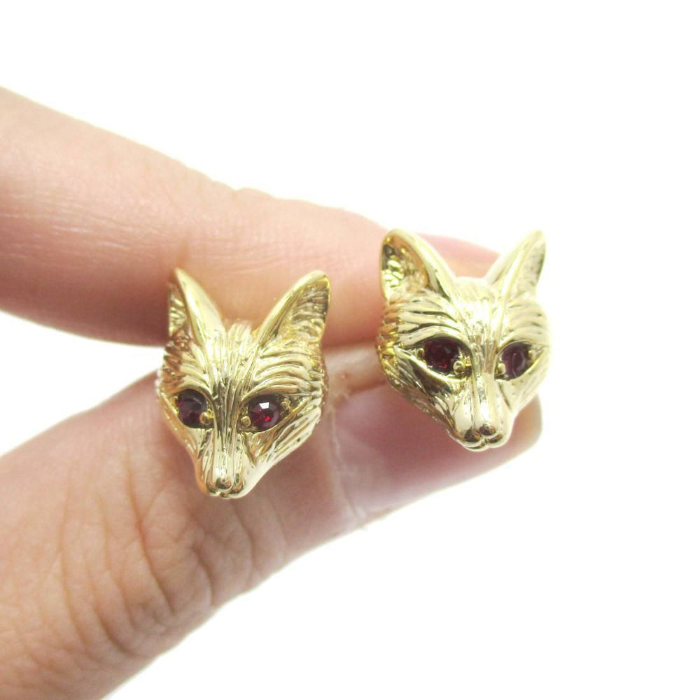 Fox Head Earring