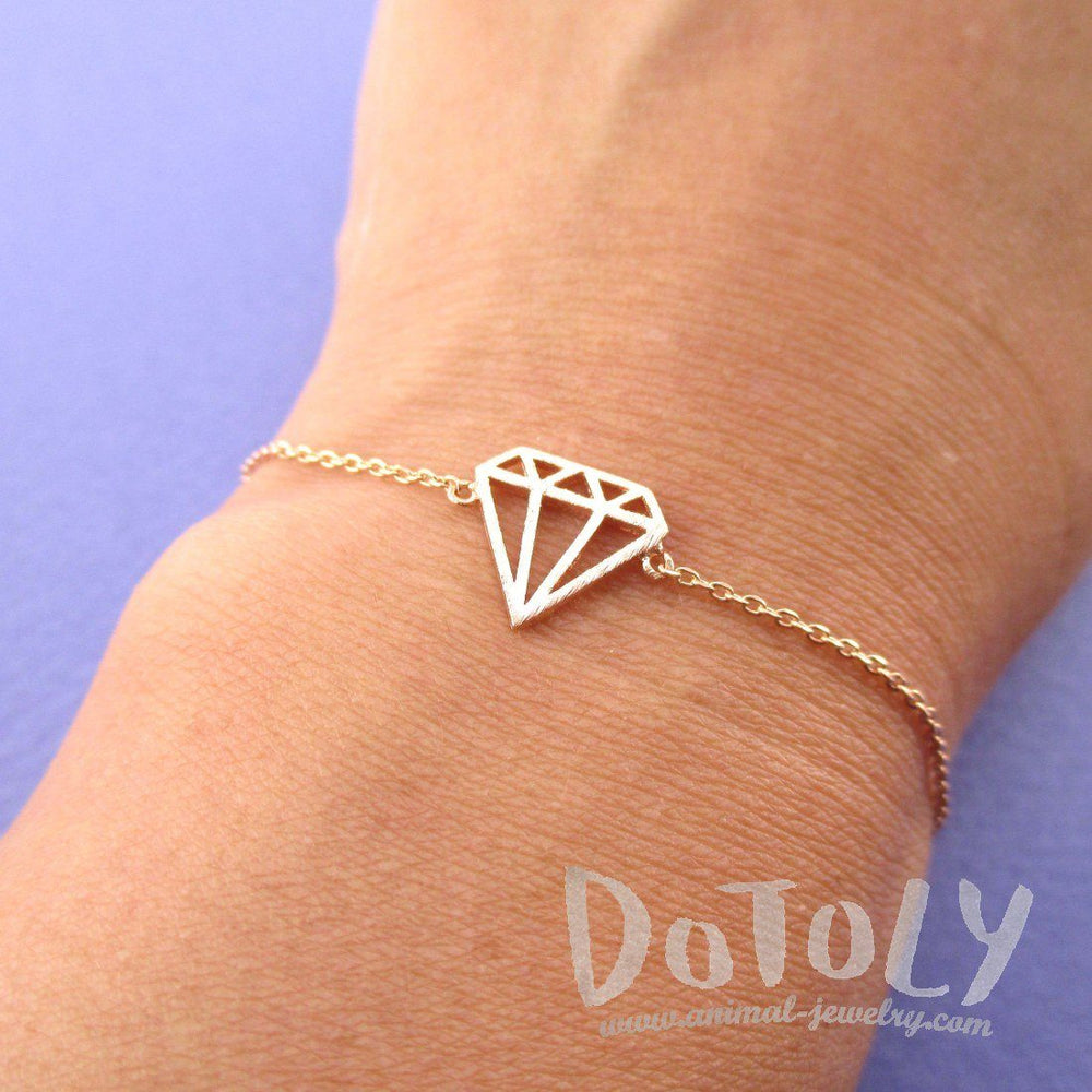 Sterling Silver Diamond Accent Snowflake Charm Bracelet | Banter