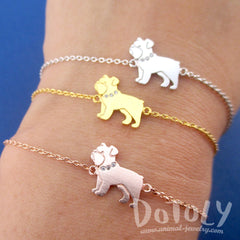 English hotsell bulldog bracelet