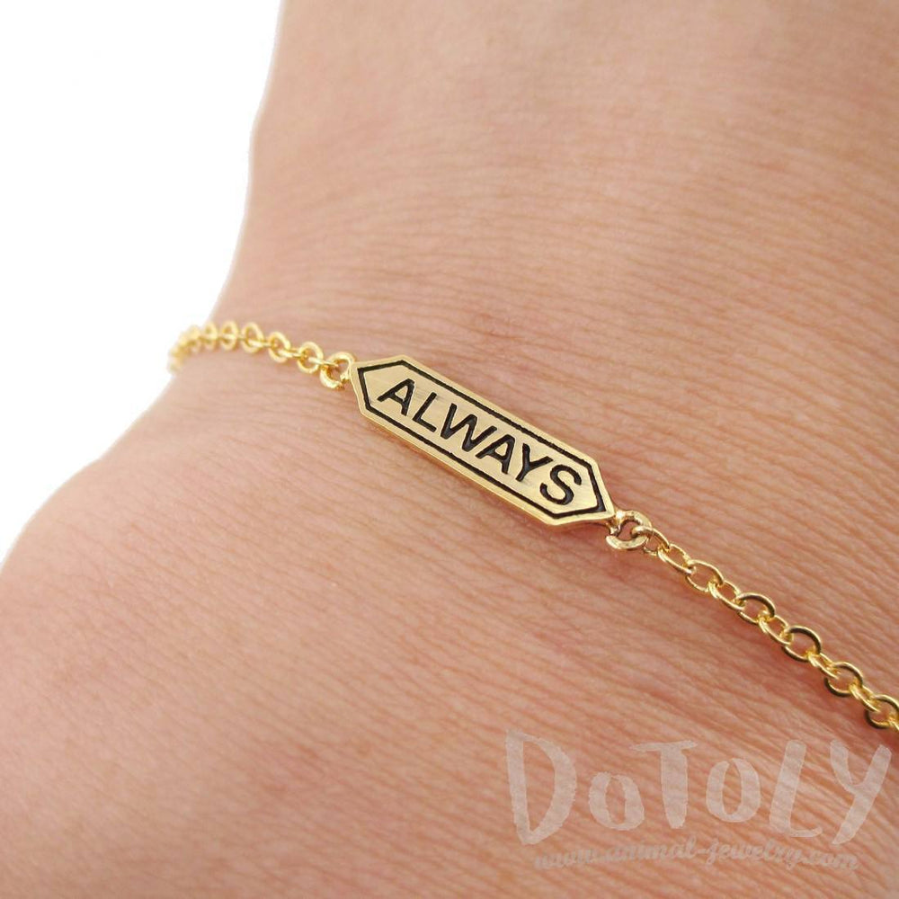 ALEX AND ANI Harry Potter Help Will Always Be...Charm Bangle — Kay's Fine  Jewelry