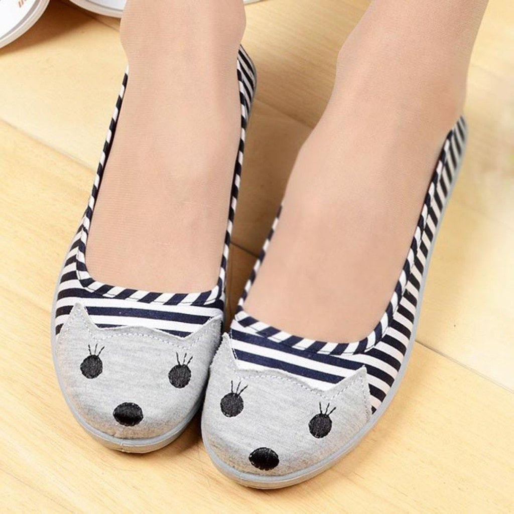 Kitty cat sale flats