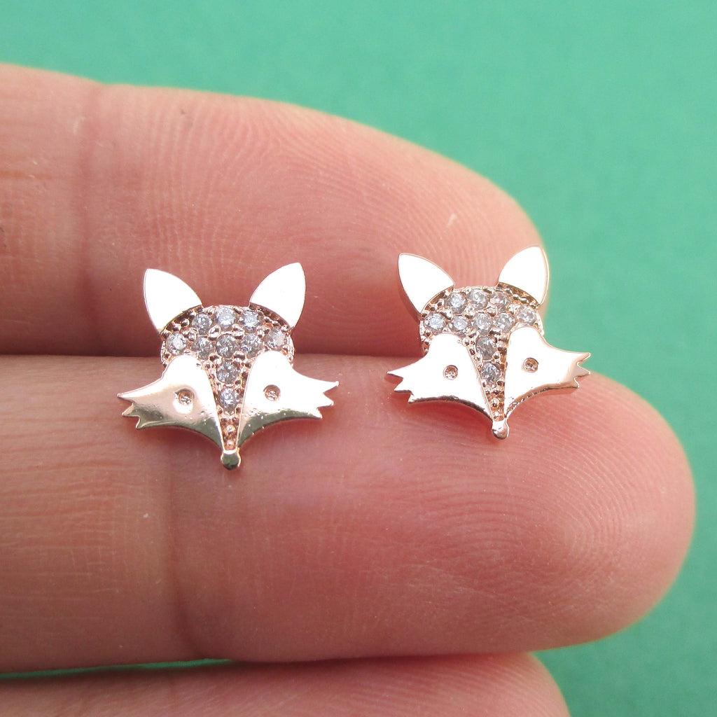 Fox Earrings, Little Fox store Studs in Silver