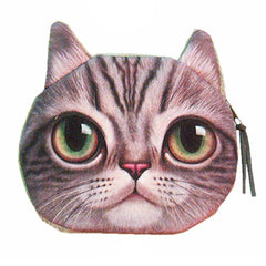 Stuck Up Orange Tabby Kitty Cat Face Shaped Coin Purse – DOTOLY