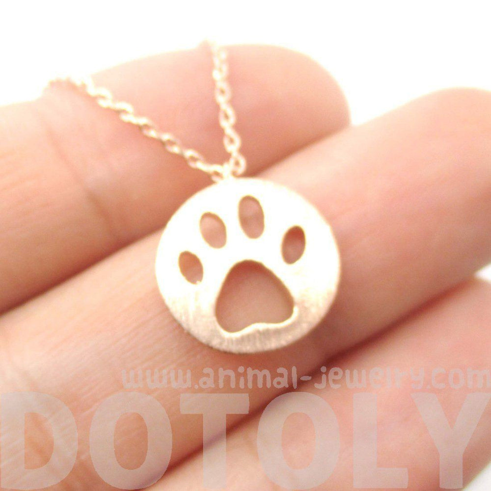 Paw Print AVA Necklace – Mountain Feather Designs