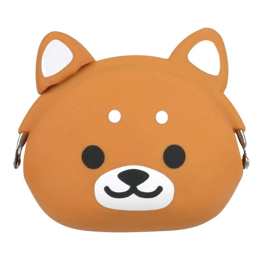 Shiba Inu Dog Face With Big Eyes Shaped Soft Fabric Zipper Coin Purse –  DOTOLY