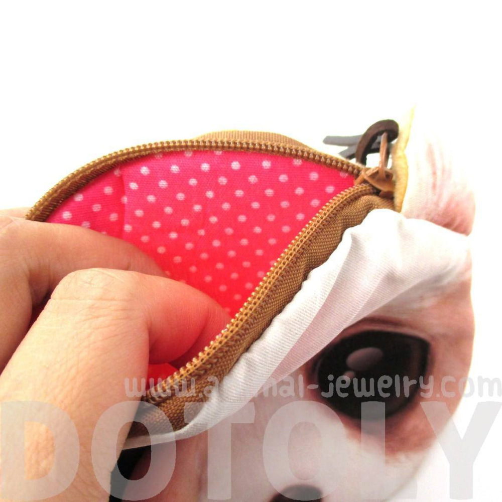 Zipped Dog Coin Purse